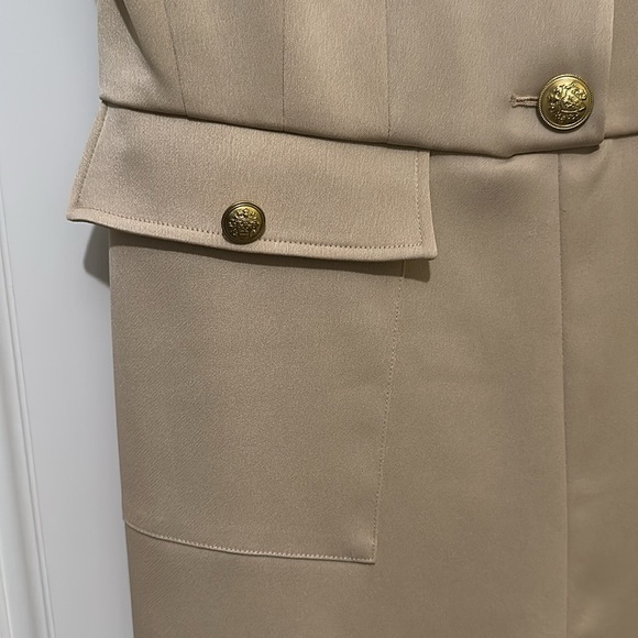 NWT Alice + Olivia Phillis Utility Sleeveless Romper - Size 12 - Picture 7 of 10